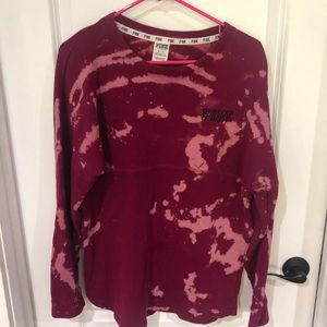 bleached pink sweatshirt